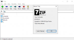 7zip file compression software